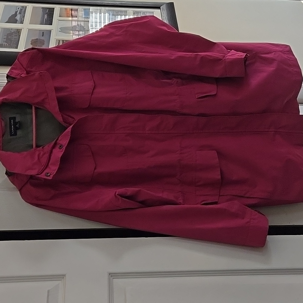 Lands End womens raincoat